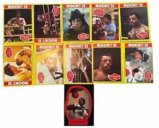 Lot Of 10 Rocky II Cards & 1 Sticker 1979 picture