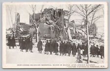 Halifax Nova Scotia Canada - Residential Area Halifax Explosion - Postcard 1917 picture
