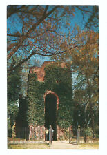 Jamestown VA Postcard Virginia Church Tower picture