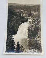 Vintage 1920s Photo Upper Falls Yellowstone Park Wyoming Lucier Powell P2 picture