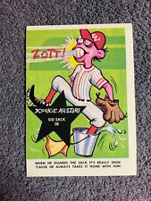 1965 1966 Fleer Baseball Weird Ohs Card 25 Sid Sack picture