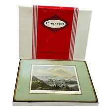 Vintage Pimpernel Dinner Placemats Historic Ontario Canada Cork Back Set of 4 picture