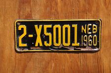 1960 Nebraska Trailer License Plate Tag picture