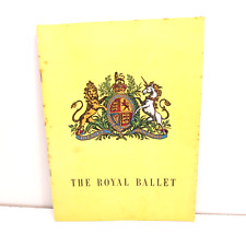 Vintage 1960 The Royal Ballet Souvenir Program Royal Opera House London picture