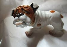 Vintage Silvio Righetto for Cacciapuoti Cartoon Eyes Bulldog Porcelain Figurine picture