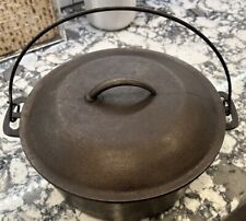Heavy Vintage Wagner Ware Sidney -0- Cast Iron Dutch Oven With Lid 1268P picture