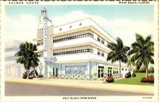 Miami Beach, FL Florida  PALMER HOUSE HOTEL  Art Deco Style  ca1940's Postcard picture