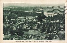Northward from Falls View Oregon City Oregon OR 1912 Postcard picture