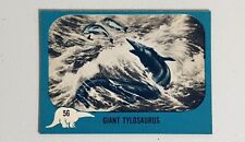 1961 Nu Card Dinosaur Series #56 EX-MT GIANT TYLOSAURUS picture