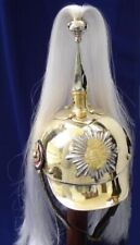 British Household Cavalry Life Guard Parade Helmet With Natural Color Plume picture