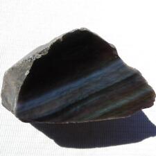RimRock: 2.80 Lbs Polished DAVIS CREEK RAINBOW OBSIDIAN Faced Rough picture