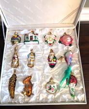 Old World Christmas 12 pc Wedding Christmas Ornament Collection NEW in Box picture