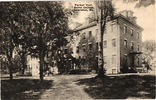 Parker Hall Bates College Lewiston Maine Divided Unposted Postcard 1920s picture