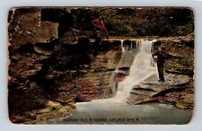 Great Bend PA-Pennsylvania, Hasbrook Falls, Antique, Vintage Souvenir Postcard picture