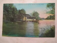 Grand Island Nebraska Postcard NE Glovers Boat House 1911 picture