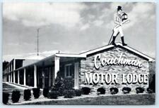 ELYRIA, OH Ohio ~ COACHMAN MOTOR LODGE 1963 Lorain County Motel Postcard picture