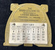 RARE 1925 Ward - Stilson Co. - Lodge Goods Advertising Calendar Unused pad picture