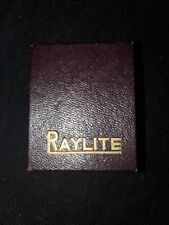 Vintage Raylite Chrome Deco Lighter NIB Box Collectible  picture