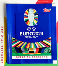Topps UEFA EURO 2024 stickers -- 50 packs = 300 stickers -- new/original packaging picture