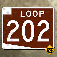 Arizona Loop 202 brown state highway route marker Phoenix Mesa Chandler 20x16 picture