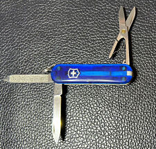 Victorinox CLASSIC SD Small Swiss Army Knife - Deep Ocean Blue Transparent -58mm picture