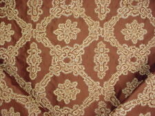 10-1/4Y DECADENT LEE JOFA EMBROIDERED SPANISH LATTICE SILK UPHOLSTERY FABRIC  picture