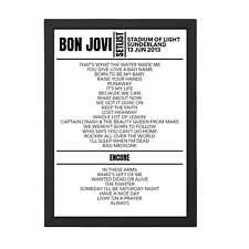 Bon Jovi Setlist 13-06-2013-Sunderland picture