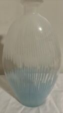 Vintage Tall Blue & White Vase  picture