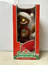 rare telco animated gingerbread Christmas figurine picture