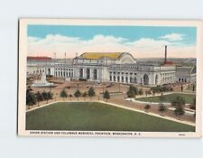 Postcard Union Station and Columbus Memorial Fountain Washington DC USA picture