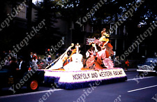 sl58 Original Slide 1960's parade Norfolk & Western Railway float 319a picture