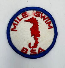 MILE SWIM Boy Scouts of America PATCH BSA Camp Swimming picture