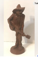 Red Mill Mfg. Handcrafted 10” ￼Cowboy Singing with Guitar- Wetherbee Figurine picture