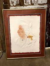 Three Feathers by ROY PURCELL 1992 Hand Cast 100% Cotton Paper Art American COA picture