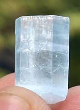 20 CTS Blue Aquamarine Crystal From Nagar Mine Pakistan, Minerals picture