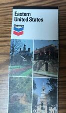 VINTAGE CHEVRON ROAD MAP OF THE EASTERN US  CIRCA 1975 picture