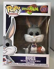 Funko Pop Space Jam Bugs #413 Bunny Figure Basketball With Pop Protector picture
