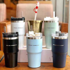 New Starbucks Stainless Steel Vacuum Car Hold Straw Cup Tumbler Insulation Mug picture