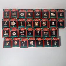 Vintage Hallmark Keepsake Miniature Ornaments lot of 30 1991 Mini Ornaments NIB picture