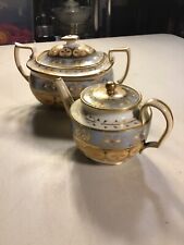 Early 1800’s Ridgeway Porcelain Pattern 2/40 Teapot & Sucrier With Lids “READ” picture