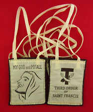 Vintage THIRD ORDER OF SAINT FRANCIS Scapular Catholic Religious Holy Scapular picture