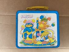 1986 VINTAGE POPPLES METAL LUNCHBOX WITH THERMOS***ALADDIN *** picture