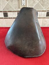 WW1 Cavalry Brown Leather Hooded Stirrup RIA 1909 US Army McClellan WWI picture