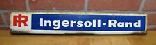 IR INGERSOLL-RAND Old Double Sided Porcelain Sign Display Ad Equipment Machinery picture