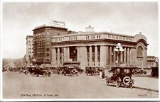 Central Railroad Station, Ottawa Ontario Canada - c1907-1915 d/b Postcard picture