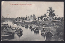 India-Calcutta-Kolkata-Temple-Tollyganges-Antique Postcard picture