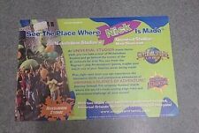 Universal Orlando Nickelodeon Studios Print Ad 2003 8x4 Great To Frame  picture