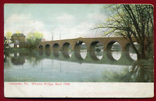 Lancaster Pennsylvania PA Witmers Bridge Postcard picture