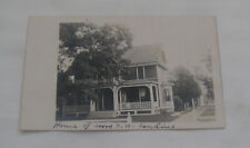 1909 CENTRAL BRIDGE NY REALPHOTO POSTCARD “HOME OF MRS. D.W. JENKINS” (handsome picture
