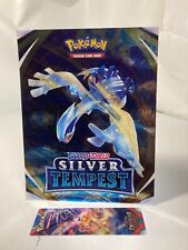 Pokemon Silver Tempest Promotional Counter Sign Foiled Lugia with Bookmark picture
